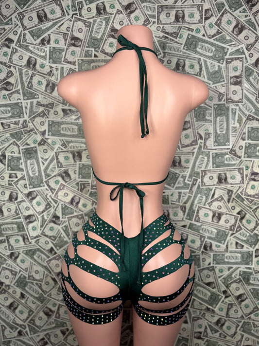 Cut Shorts - Green