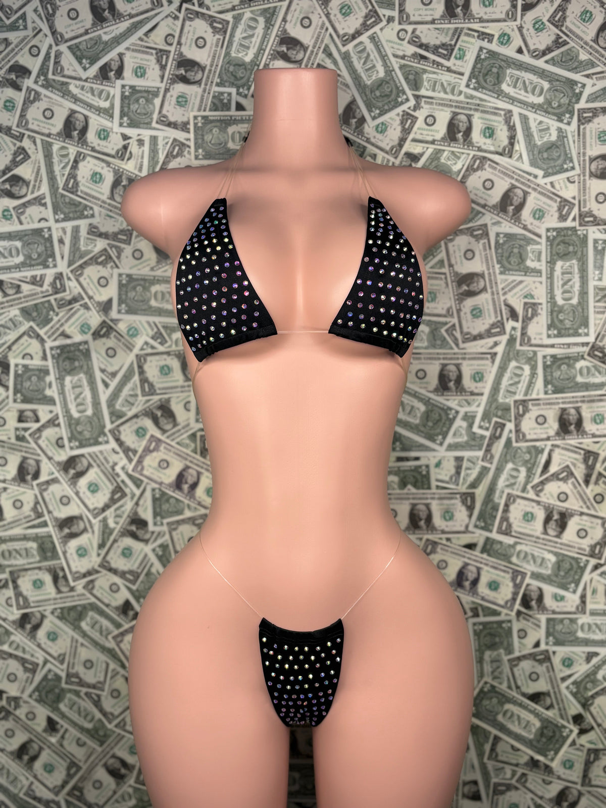 Micro Clear String Bikinis