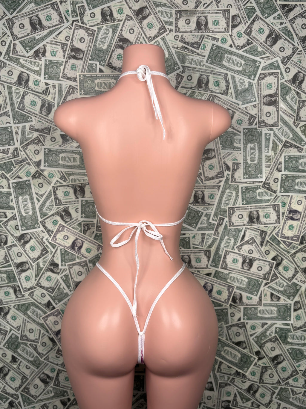 Lv Solid Bikini Set