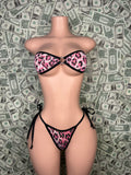 Tube Top Set - Pink/Blk
