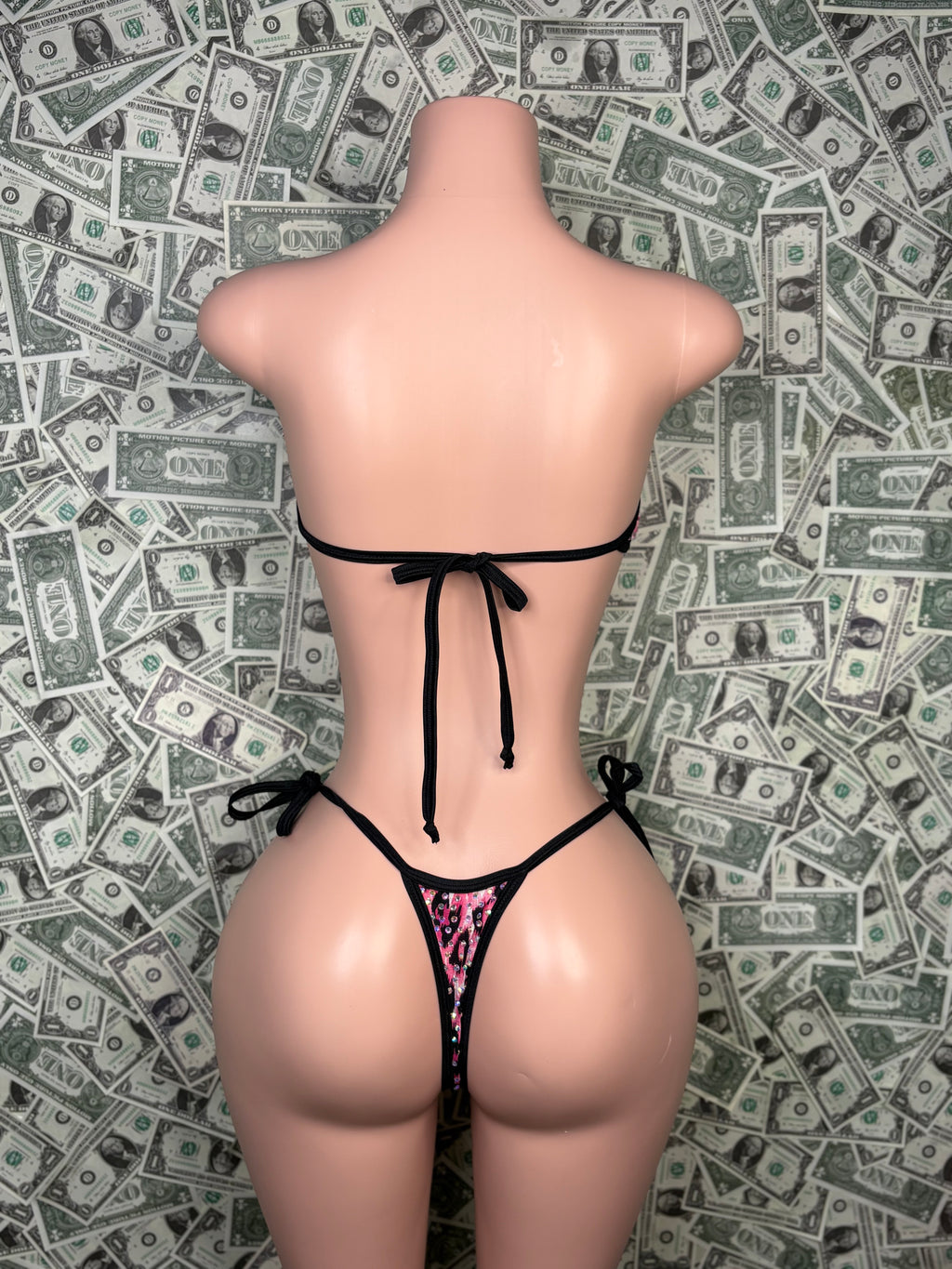Tube Top Set - Pink/Blk