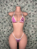 Lv Solid Bikini Set
