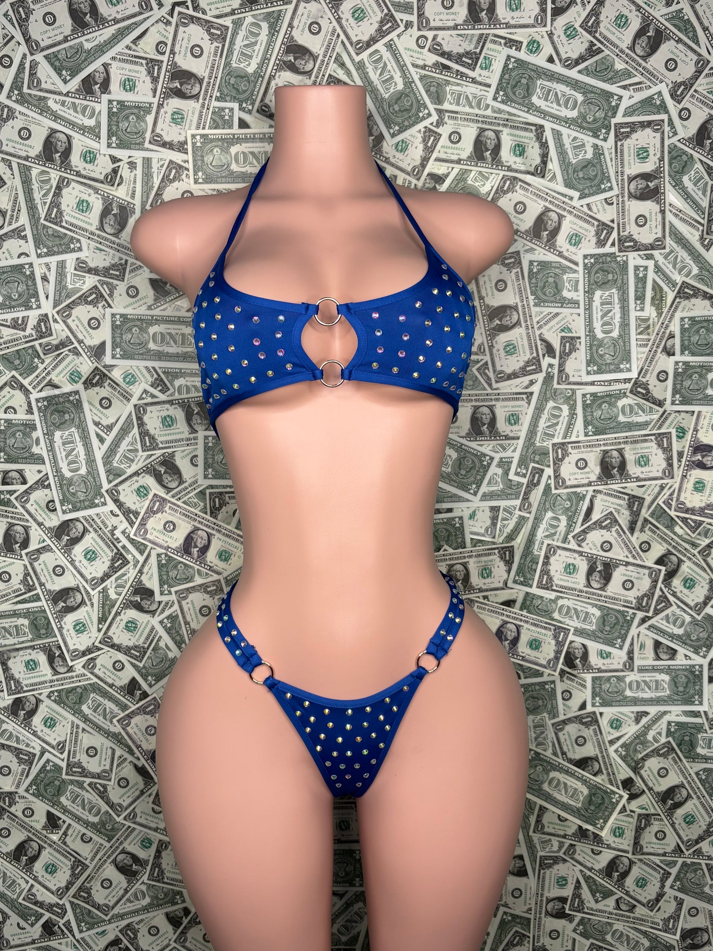 Royal Blue Bikini Set