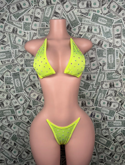 Neon Yellow 2 Piece