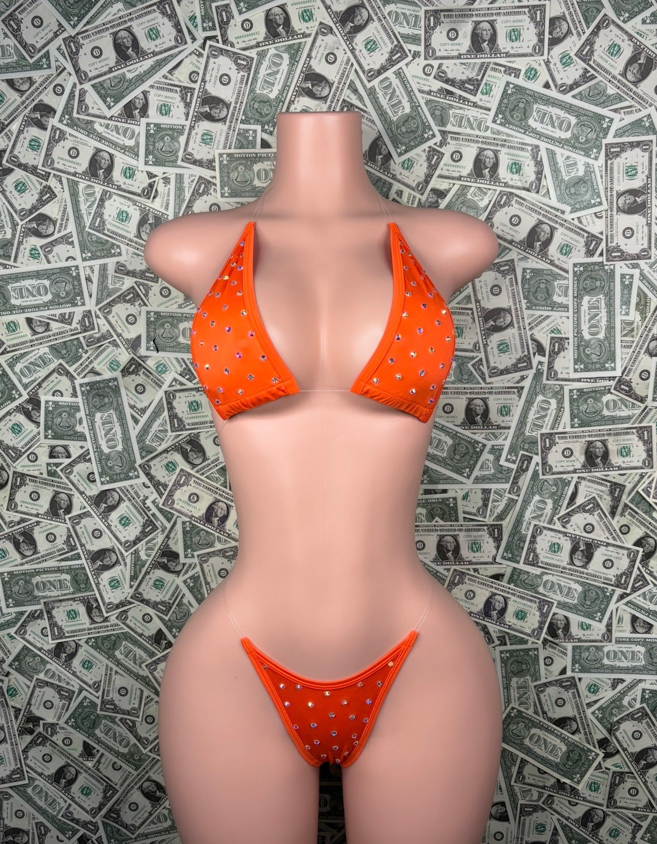Orange 2 piece