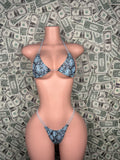 Baby Blue Snake Bikini