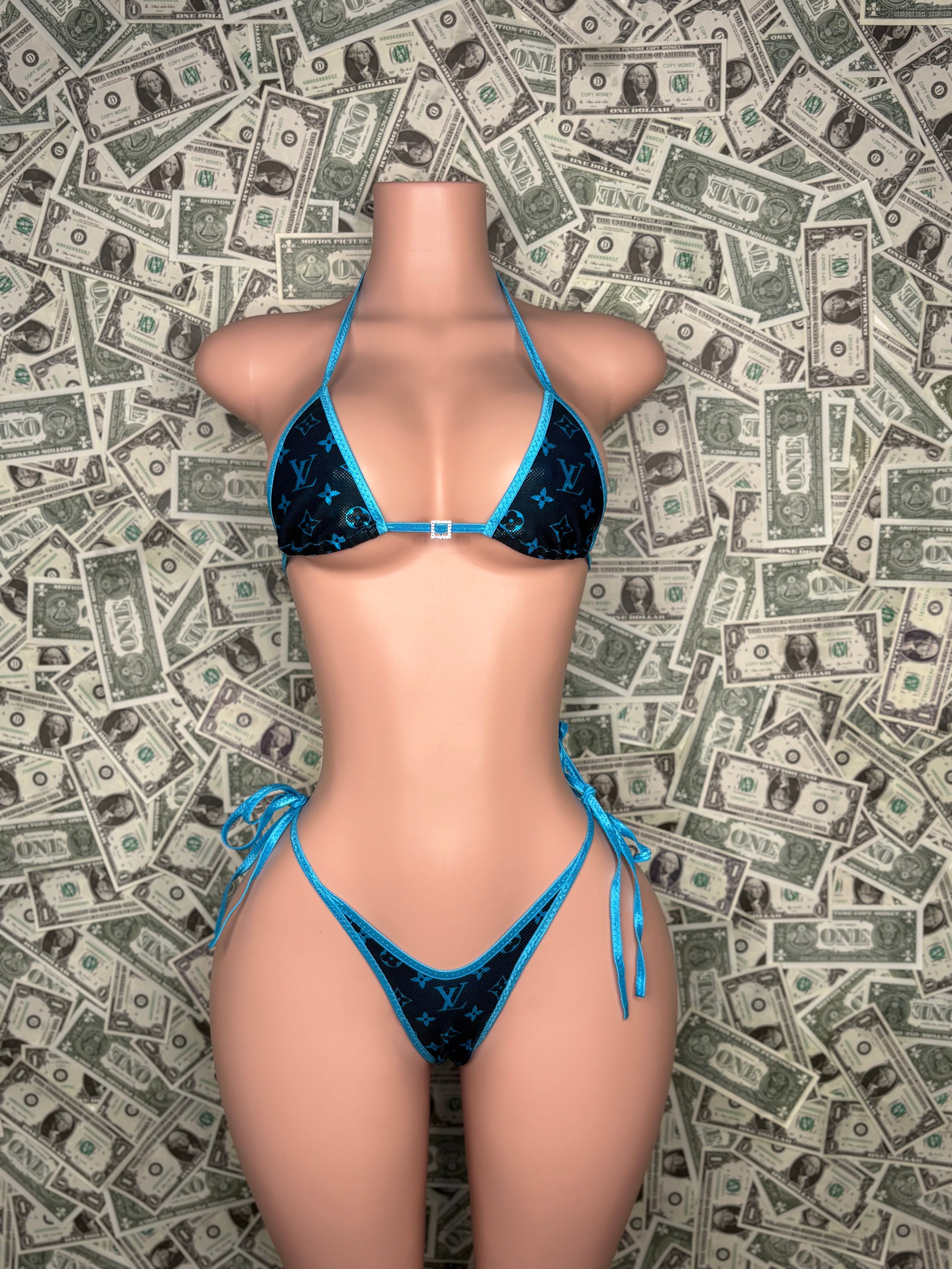 Blue /Blk LV Set