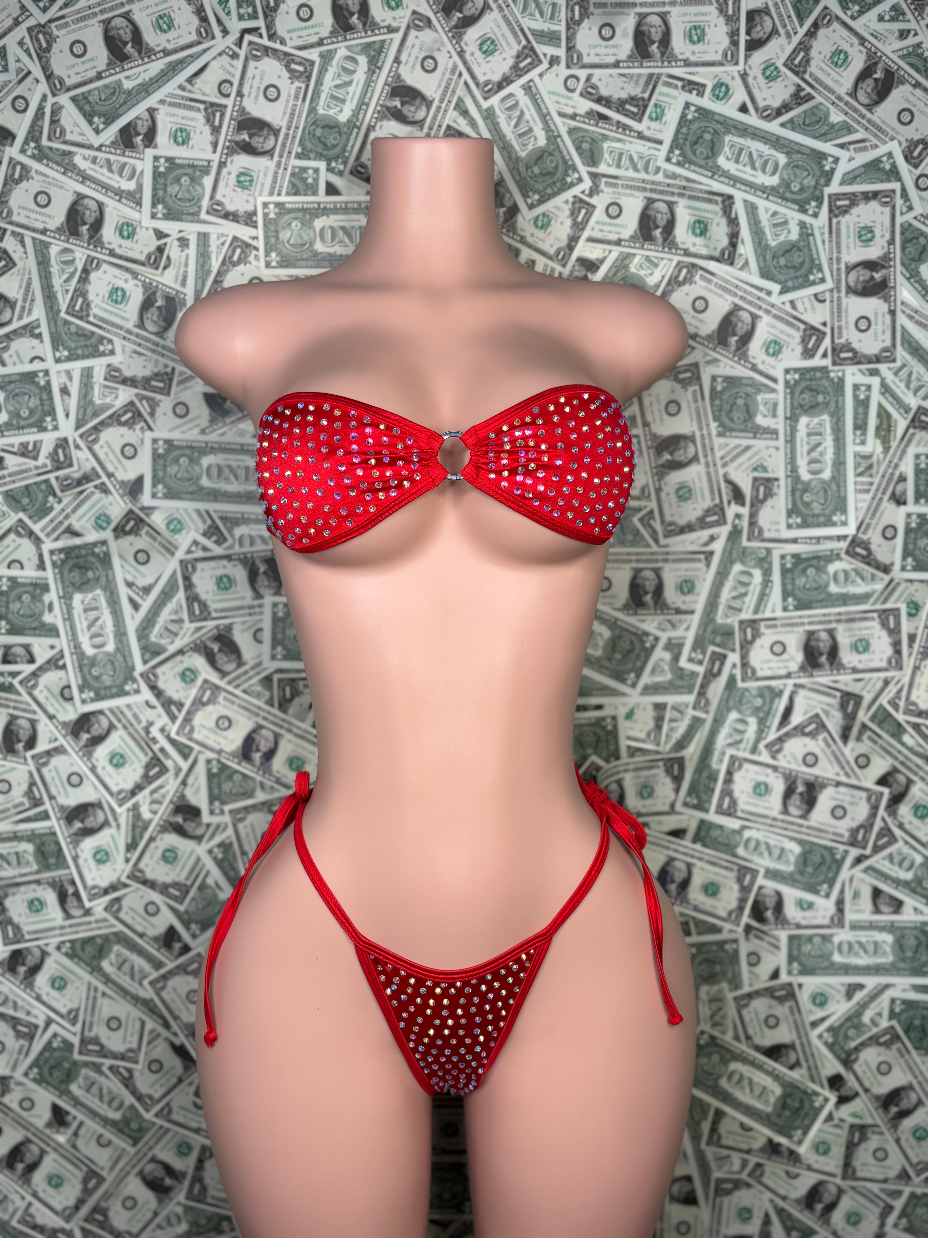 Tube Top Set - Red