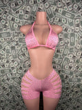 Bikini Cut Shorts - Baby Pink