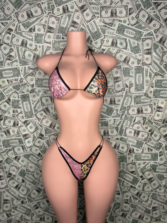 Pink/Snake 2 Piece