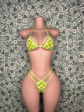 Neon Yellow Bikini Set