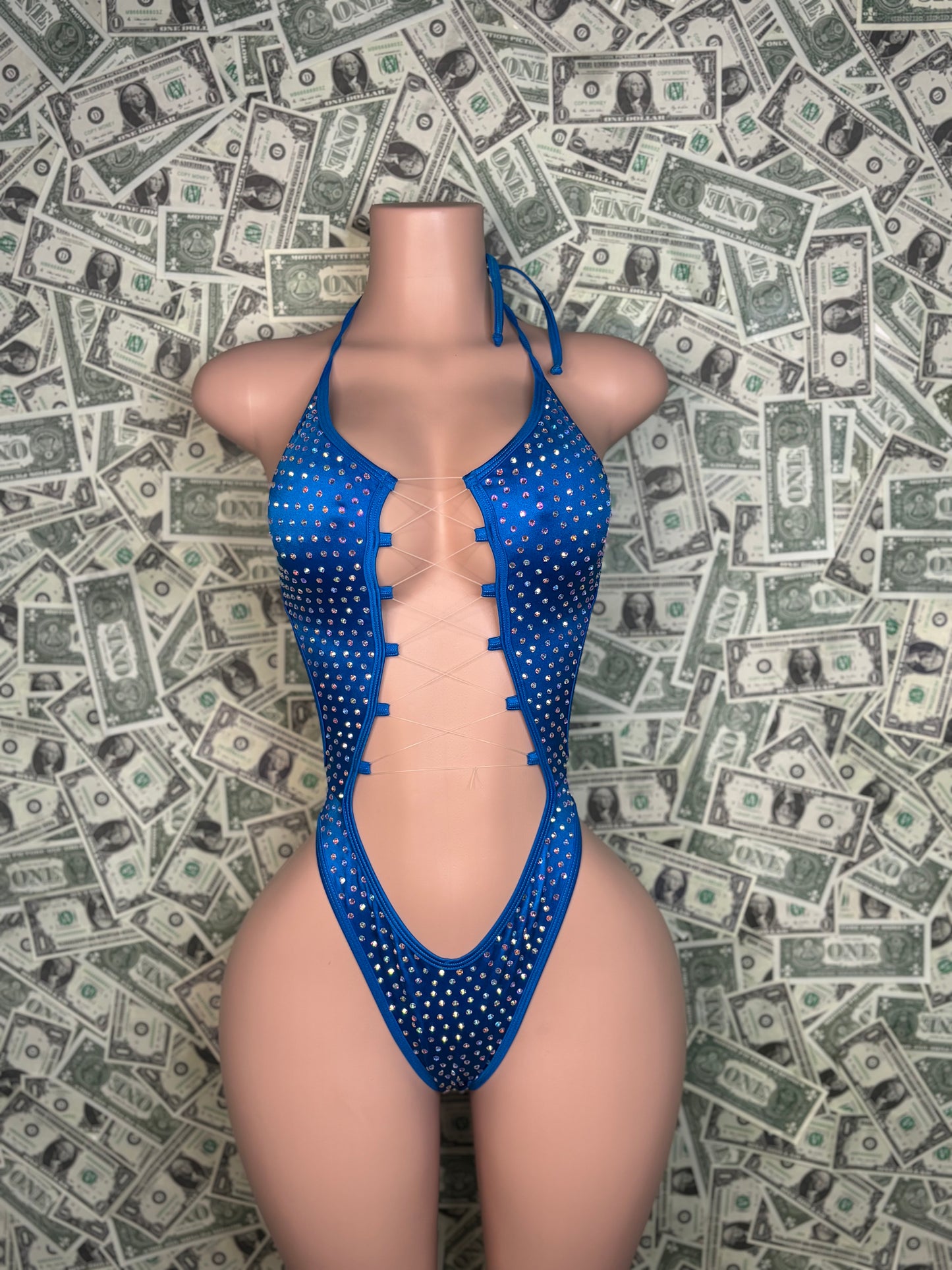Blue Cross Body