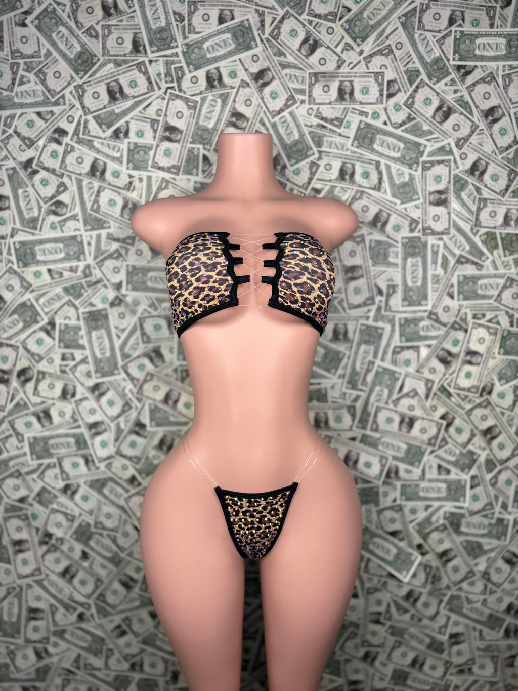 Tube Top Set - Cheetah