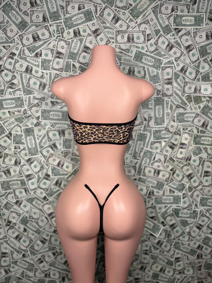 Tube Top Set - Cheetah