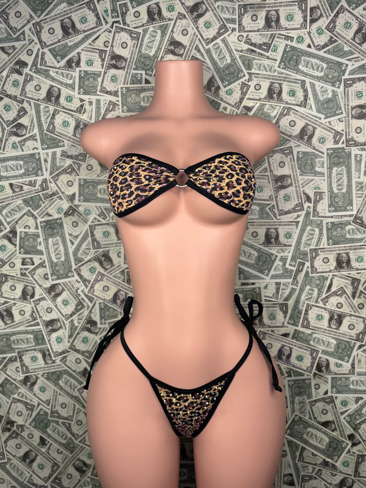 Tube Top Set - Cheetah