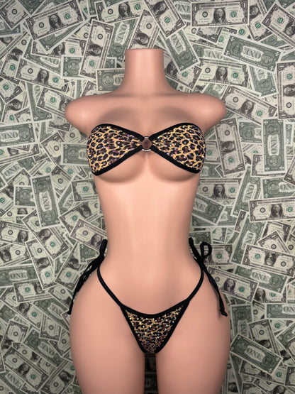 Tube Top Set - Cheetah