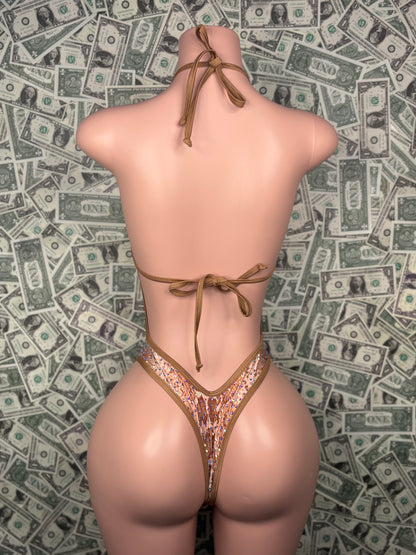 Crossbody One Piece - Snake Skin
