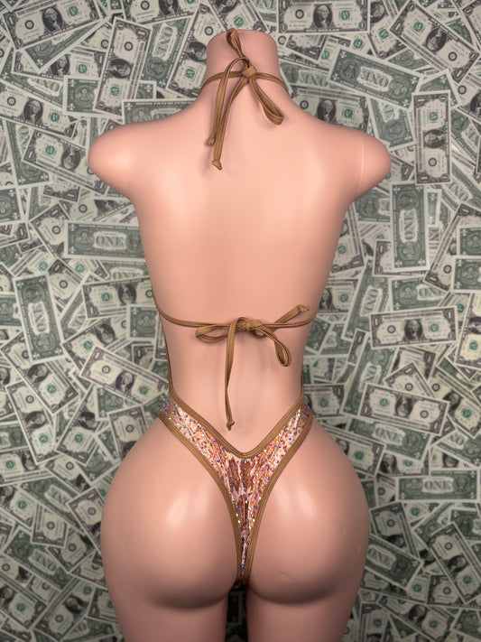 Crossbody One Piece - Snake Skin