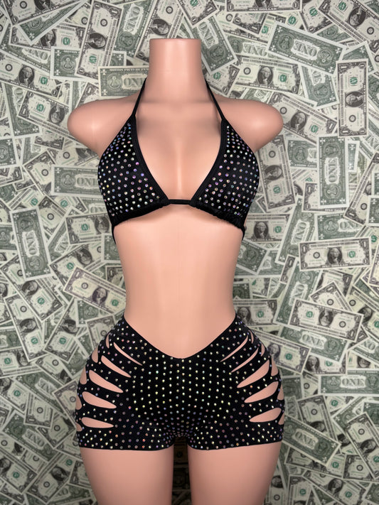 Cut Shorts - Black