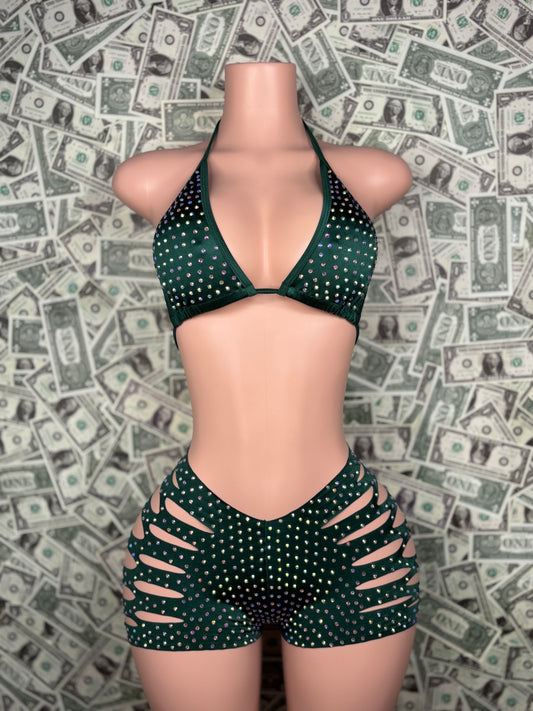 Cut Shorts - Green