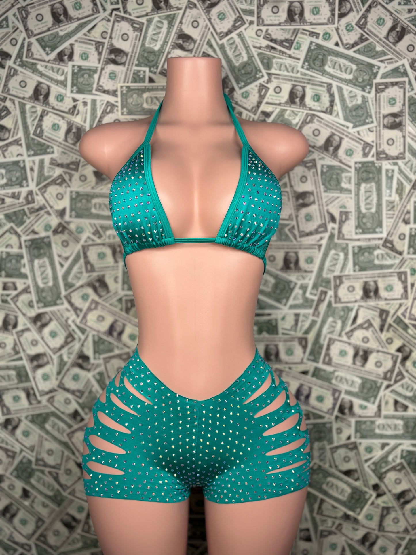 Cut Shorts - Mint