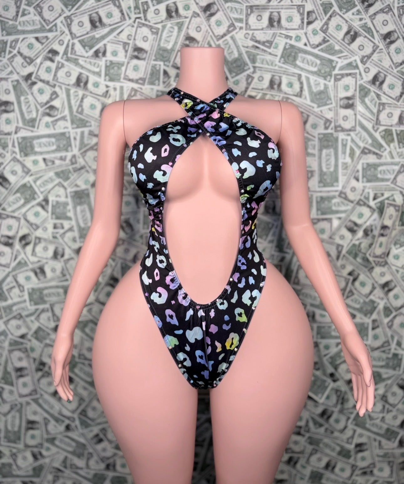 Cheetah Blue - One Piece