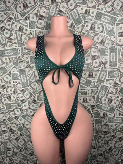 Front Tie - Green