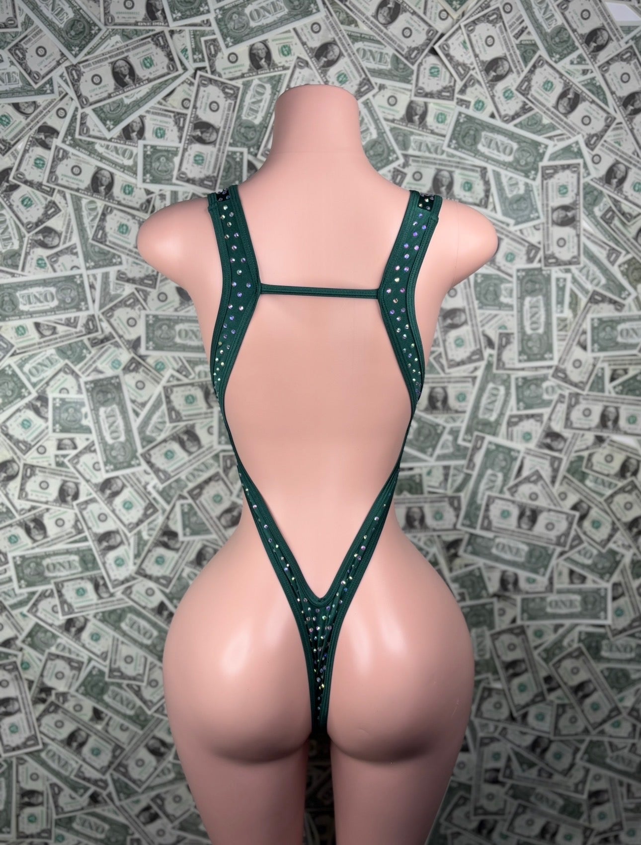 Front Tie - Green