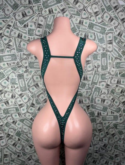 Front Tie - Green