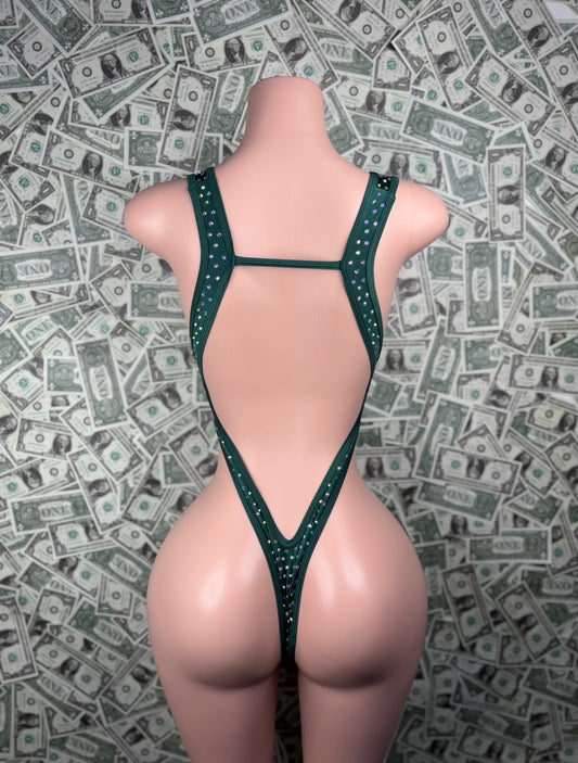 Front Tie - Green