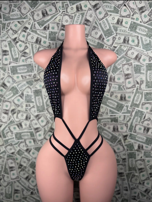 High Waisted Sling - Black