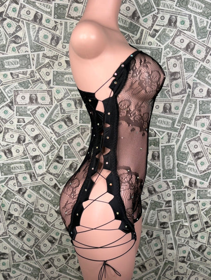 Lace Me Up - Romper