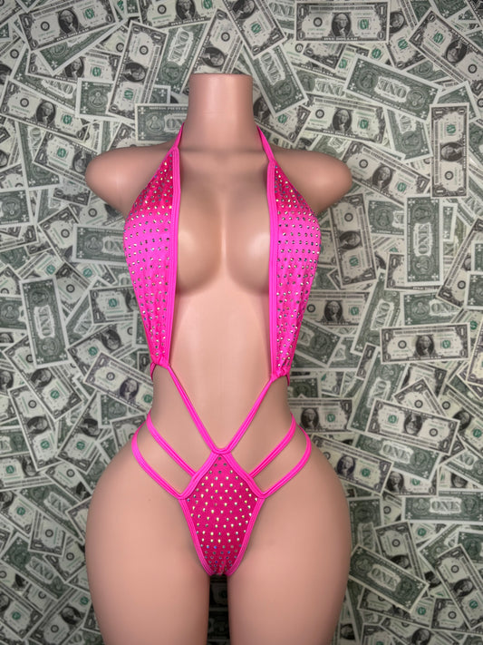 High Waisted Slingshot - Pink
