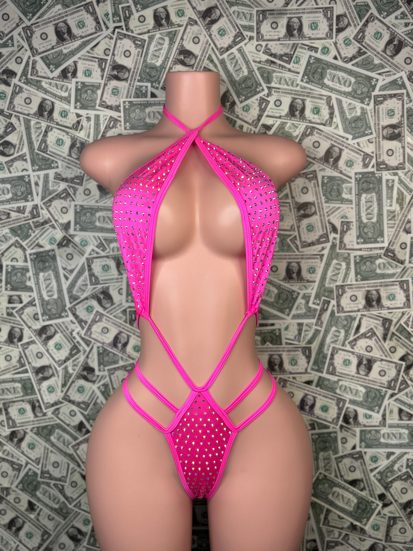 High Waisted Slingshot - Pink