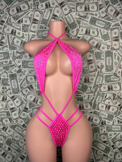 High Waisted Slingshot - Pink