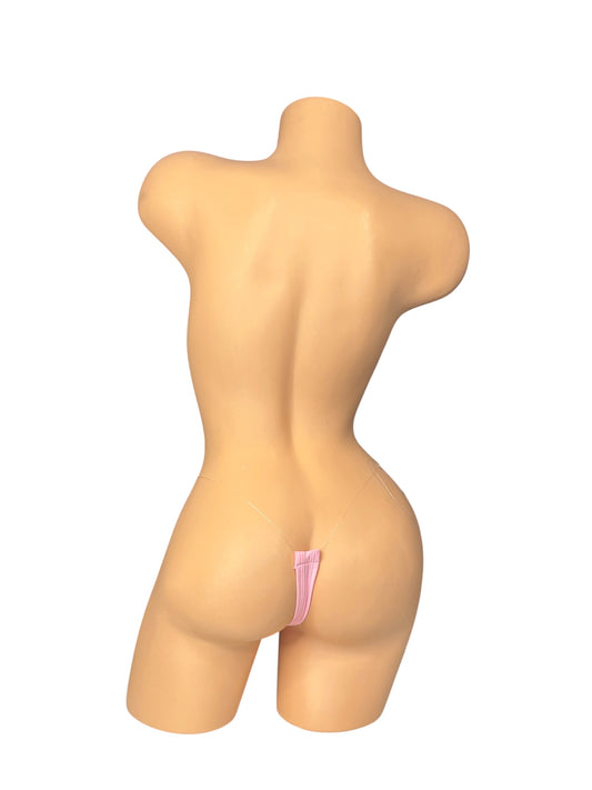 Light Pink Clear String Thong