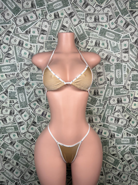 Tan -Bikini Set