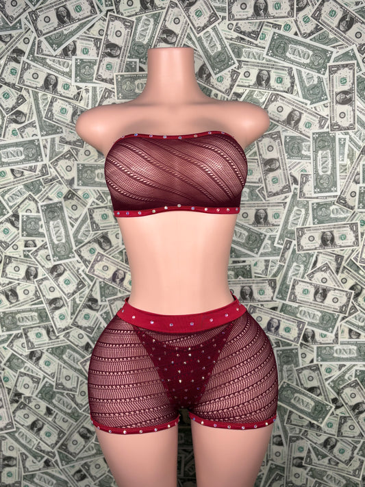 Damaged Romper Set