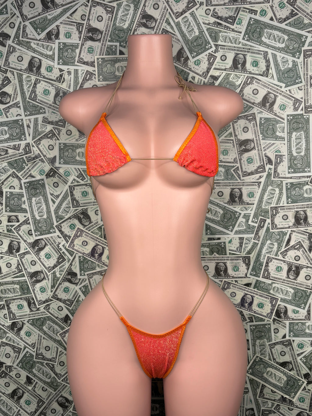Orange Bikini Set