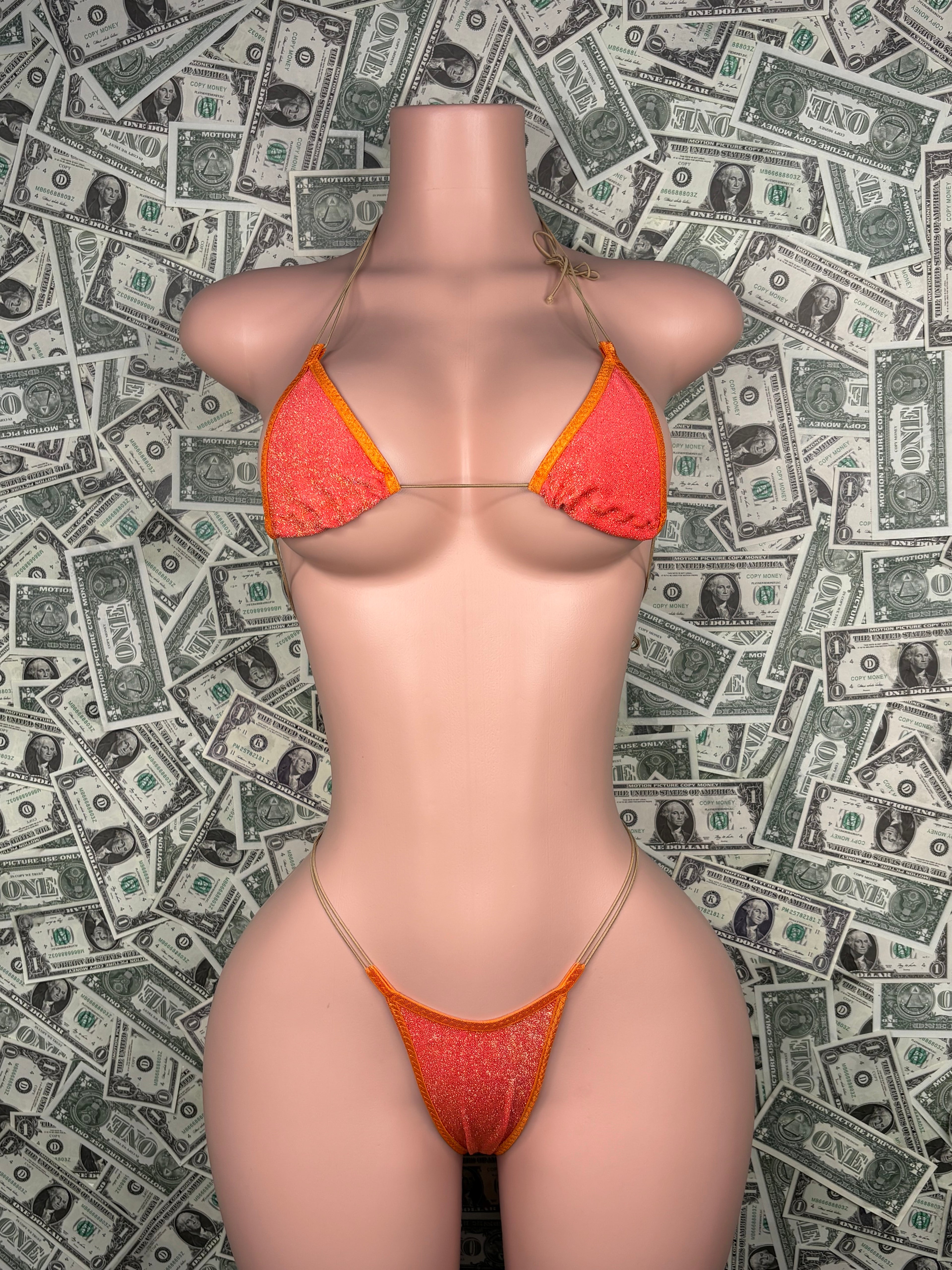 Orange Bikini Set