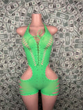 Poison - Neon Green  One Piece