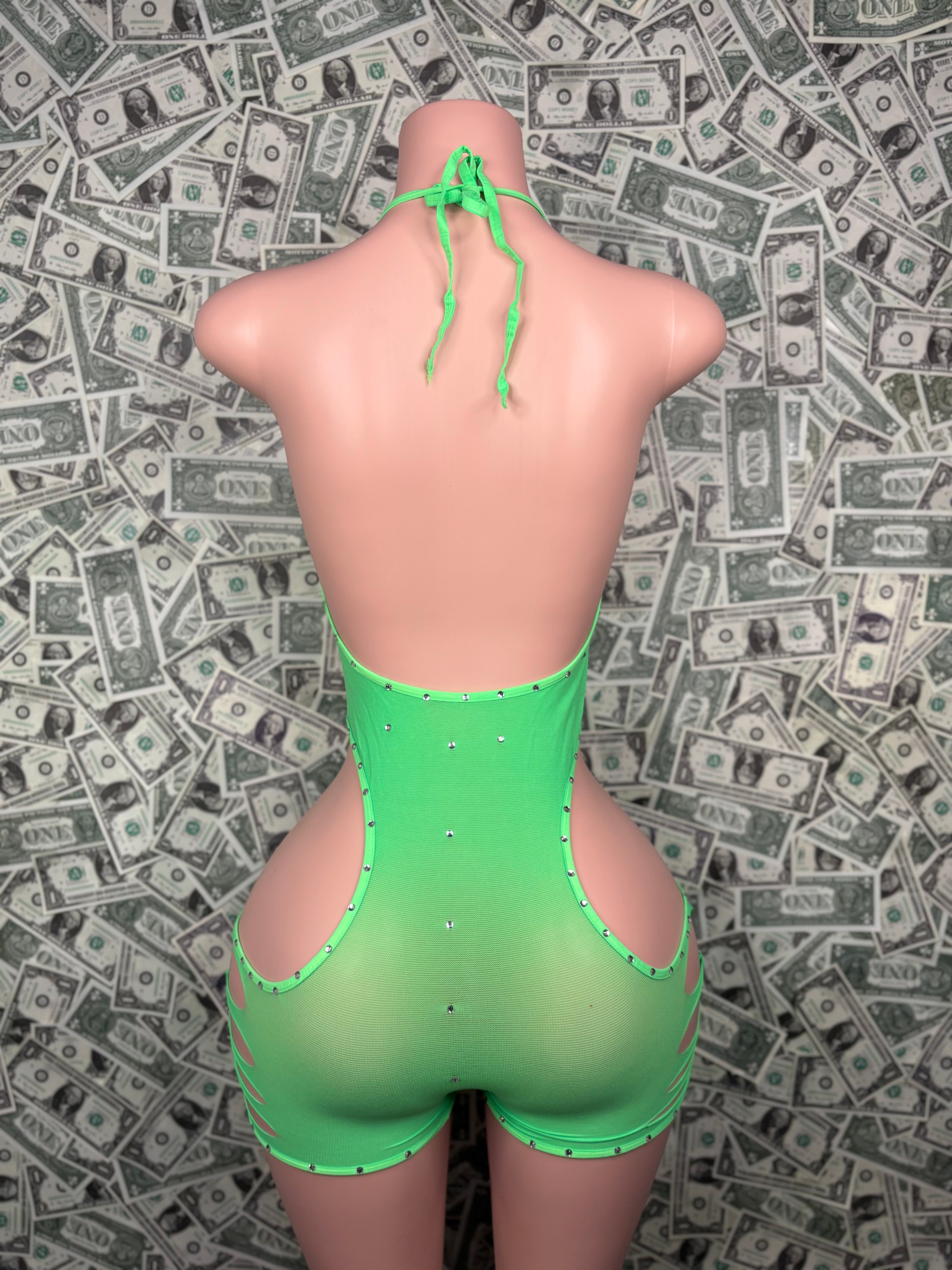 Poison - Neon Green  One Piece